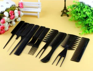 10 Pcs Hair Styling Professional Comb Set